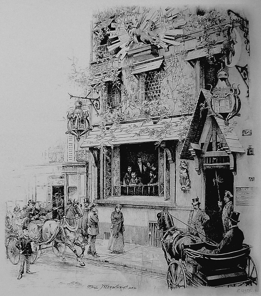 Cabaret Le Chat Noir, al n°12, rue de Laval